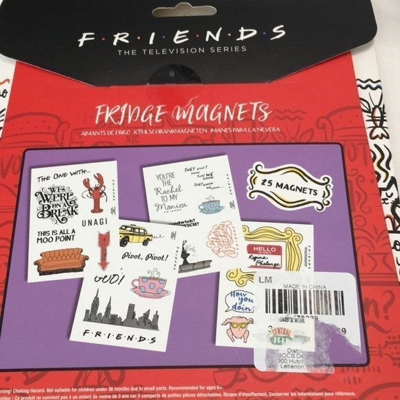NWT Friends Refrigerator Magnets set of 25 - Picture 6 of 6